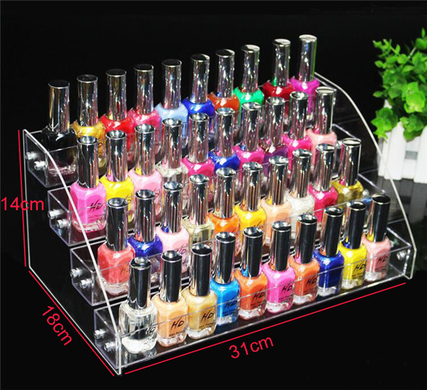 Acrylic Nail Polish Table Rack Cosmetic Organizer Display