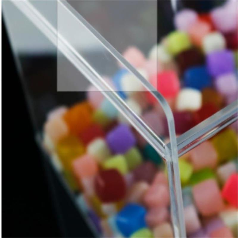 Acrylic Sugar Storage Plastic Boxes Clear Acrylic Candy Display Box