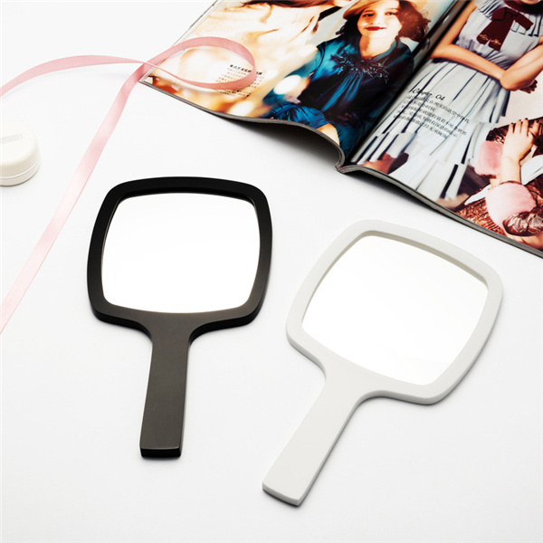 Custom Logo Promotion Gift Acrylic Handheld Makeup Mirror