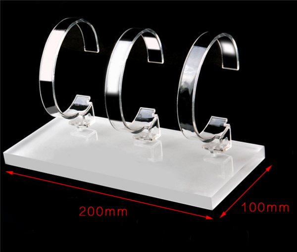 Horizontal Acrylic Watch Jewelry Display Stand