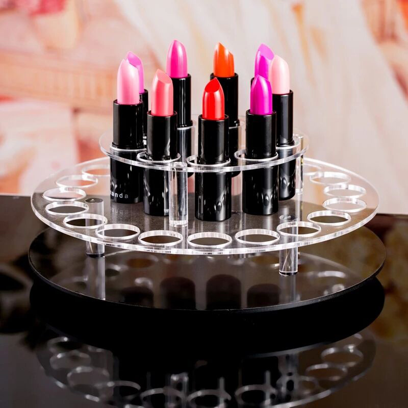 High-End Acrylic Cosmetic Brush Display Stand Lipstick Brush Storage Organizer