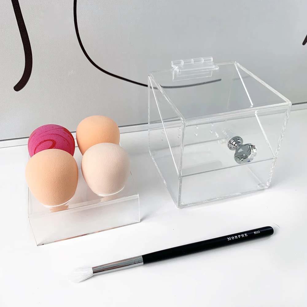 Acrylic Makeup Beauty Stand Acrylic Sponge Holder