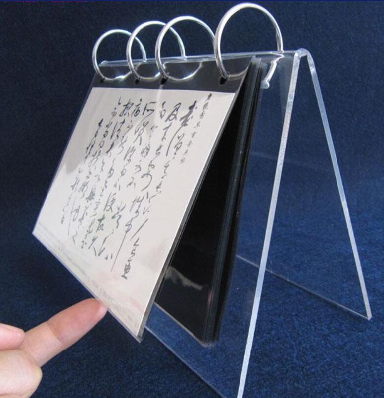 Office Supply Acrylic Calendar Display Stand