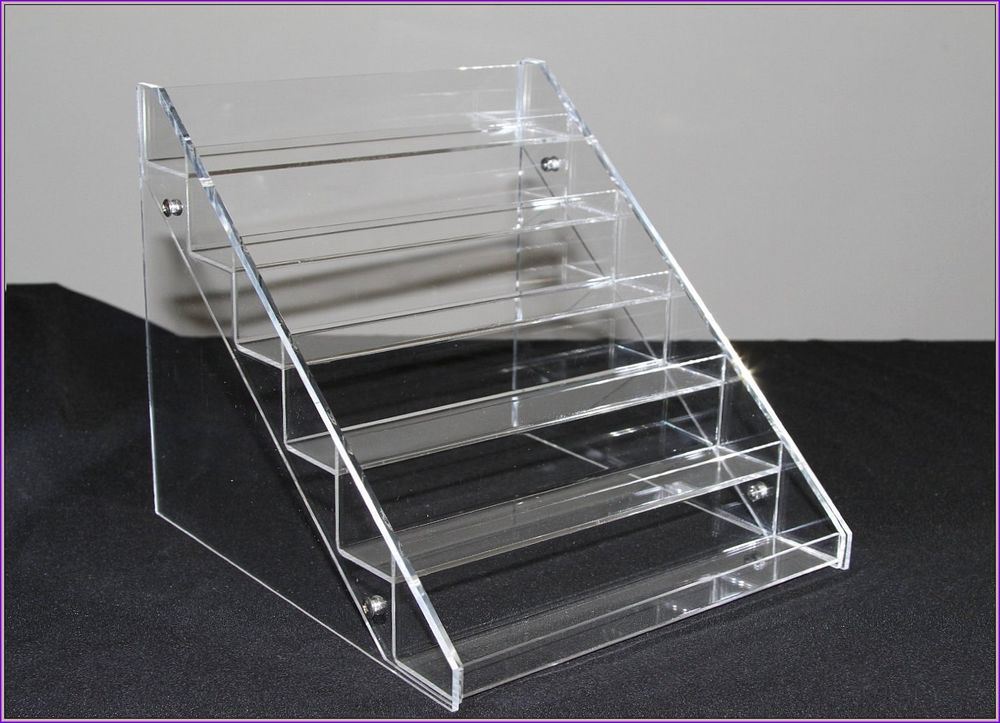 Clear Acrylic 4, 5, 6 Tier Eyeglass Sunglasses Glasses Display Stand