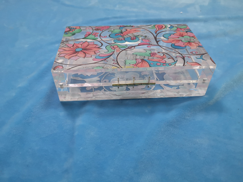 Magnetic Connect Lady Party Acrylic Clutch Bag