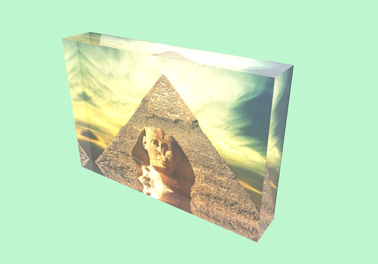 Customize Multi Color UV Printed Plexiglass Memento