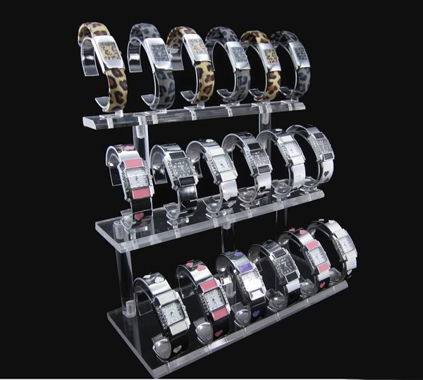 Clear Acrylic Bracelet Watch  Display Stand