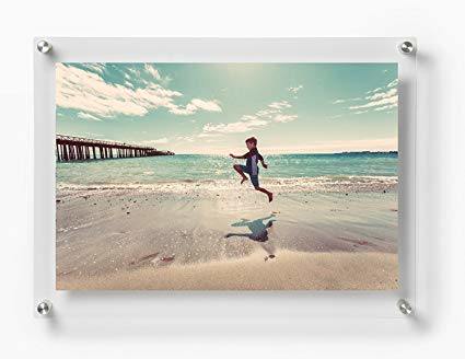 Clear High Quality Wall Mounted Acrylic Photo Frame