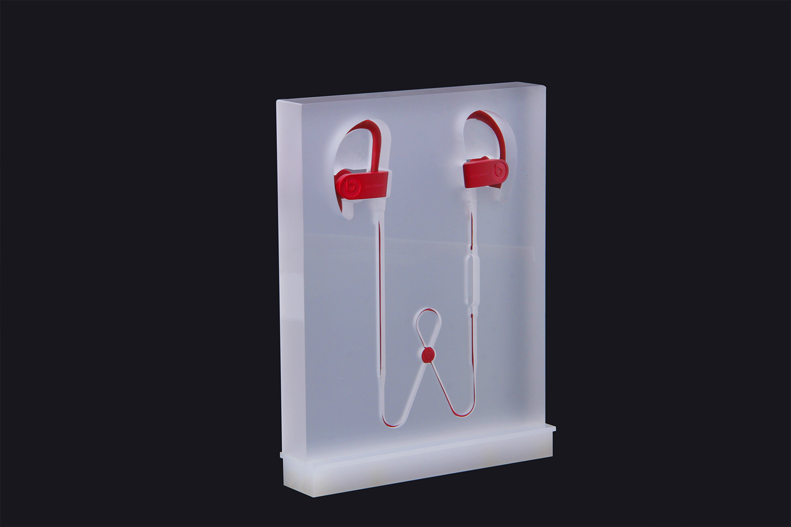 Acrylic headphone display stand