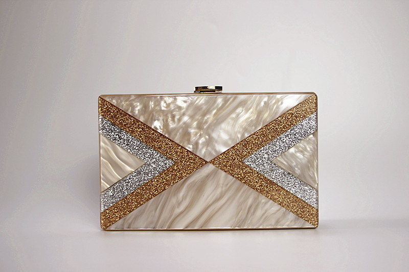 Luxurious Women Party Acrylic Chain Bag