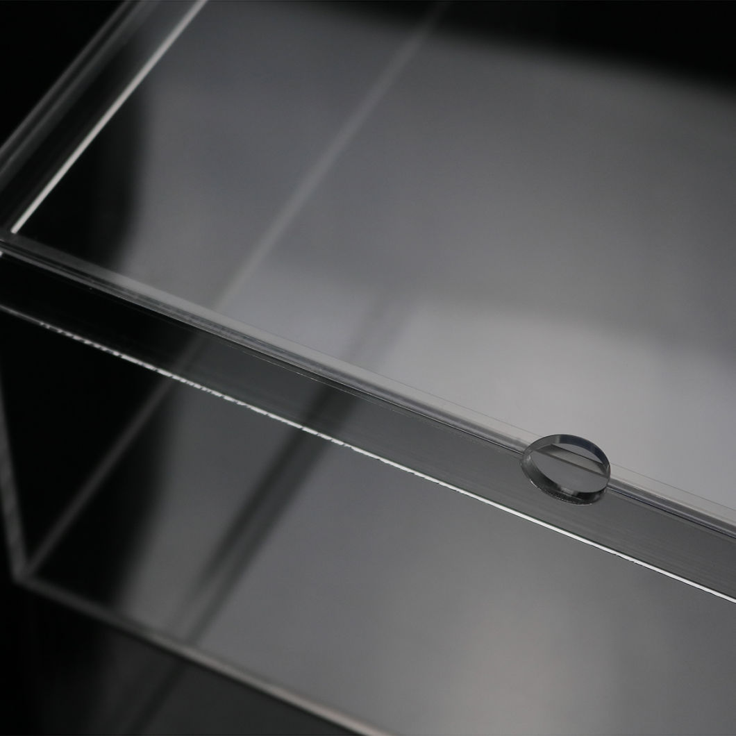 Clear Plexiglass Shoes Boxes Showcase Customized Transparent Acrylic Display Box