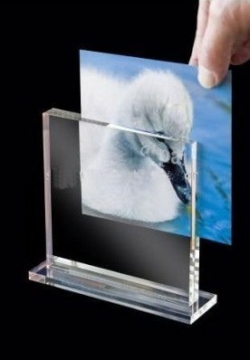 Customize Clear Acrylic Magnetic Picture Frame PMMA Magnetic Photo Frame