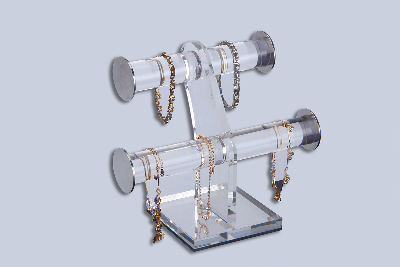 Transparent acrylic jewelry frame