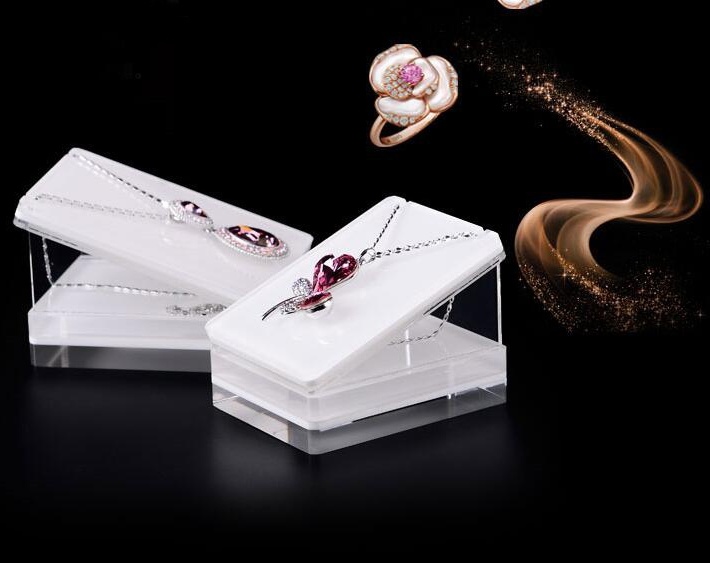 Acrylic Block Necklace Display Stand