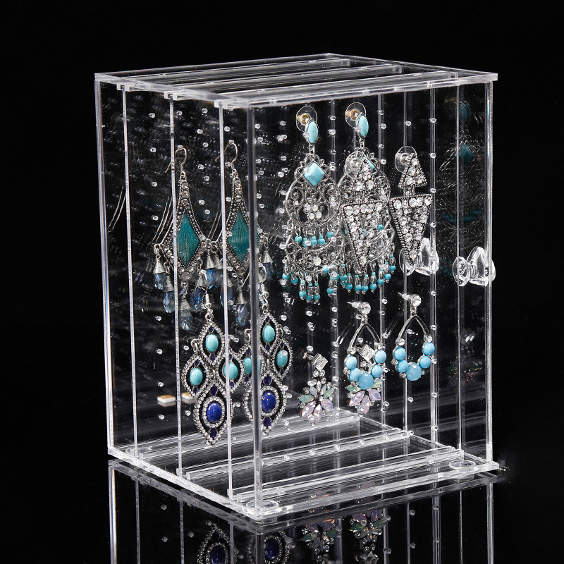 New Acrylic Earring Display Stand Organiser, Earring Studs Storage Box