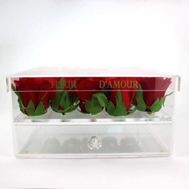 Acrylic Rose Storage Box Jpg