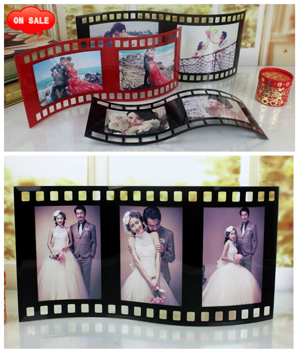 Acrylic Plastic Movie Film Style Strip Photo Frame