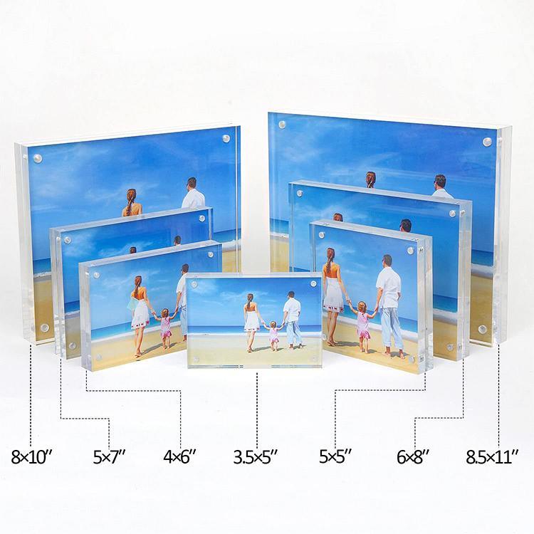 20mm Thickness Floating Acrylic Frame, Acrylic Block Frame