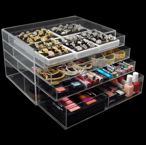 Custom acrylic cosmetic displays manufacturer