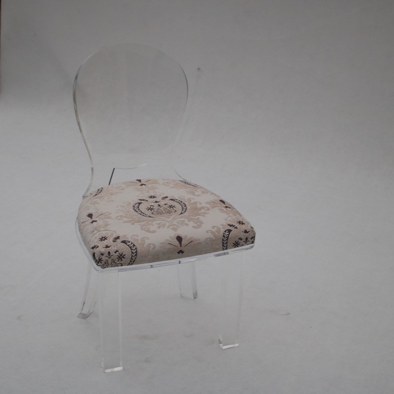 Modern Acrylic Furniture Western Restaurant Dining Chair