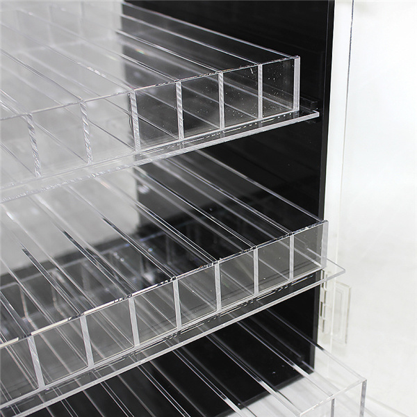 Locked Counter Acrylic Ecigarette Stand, Vape Juice E Liquid Display Cabinet