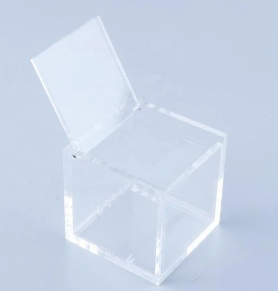 Small Square Acrylic Box with Lid