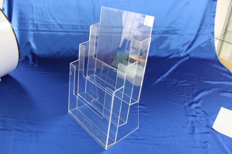 Customize Clear Acrylic Brochure Stand