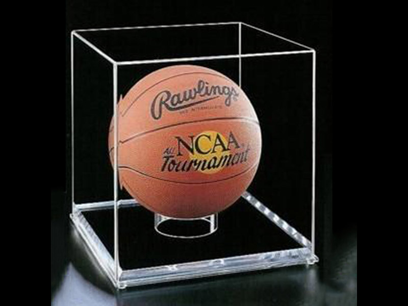 Transparent Acrylic Basketball Display Box Factory display