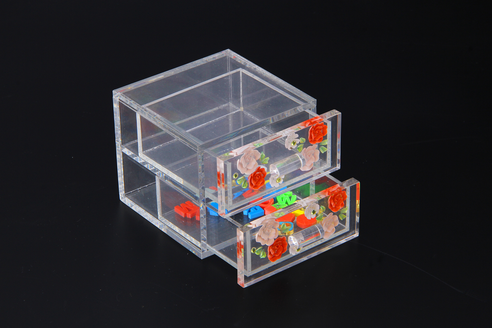 Acrylic storage box jewelry