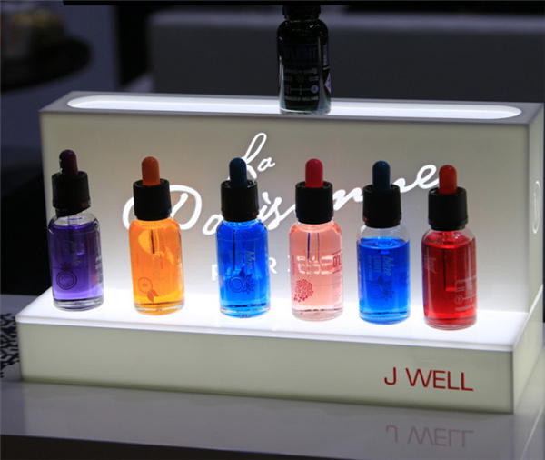 LED Lighting Eliquid Display Acrylic E-Cigarette Display