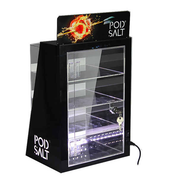 Custom LED Lighting Acrylic E Liquid Case E-Cigarette E-Juice Display