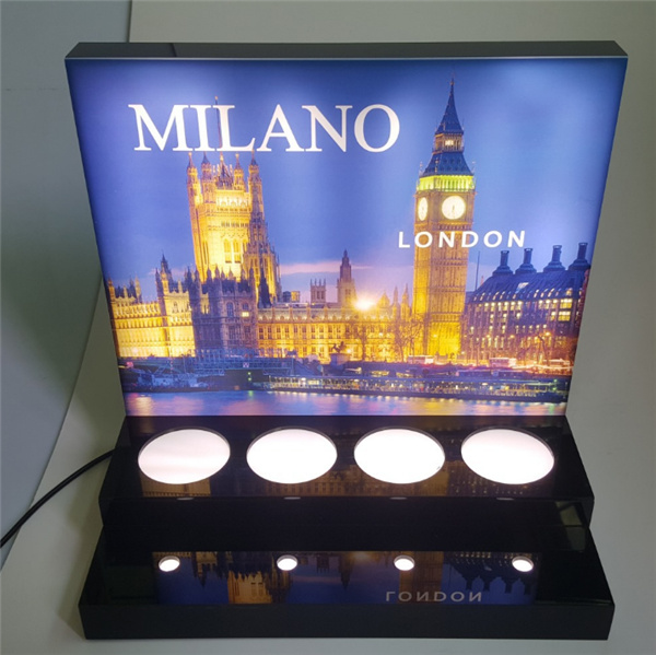 LED Lighting Eliquid Display Acrylic E-Cigarette Display