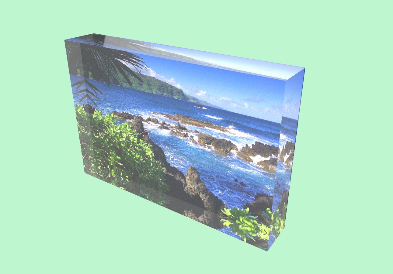 Customize Multi Color UV Printed Plexiglass Award