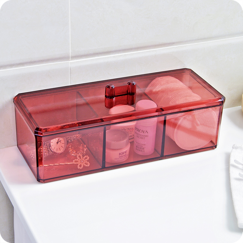 Cotton Pad Holder Dustproof Storage Box Vintage Style Makeup Organizer