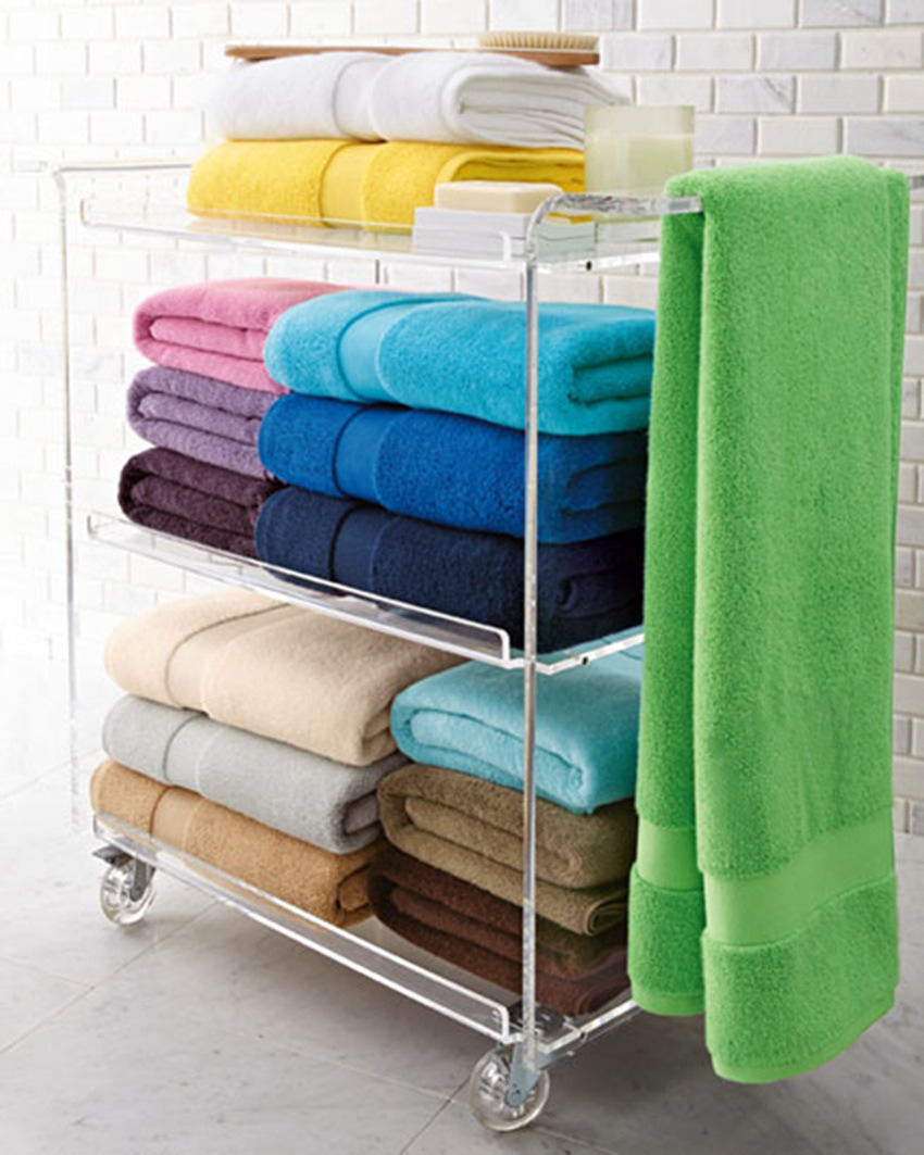 Hotel Luggage Cart Acrylic Trolley