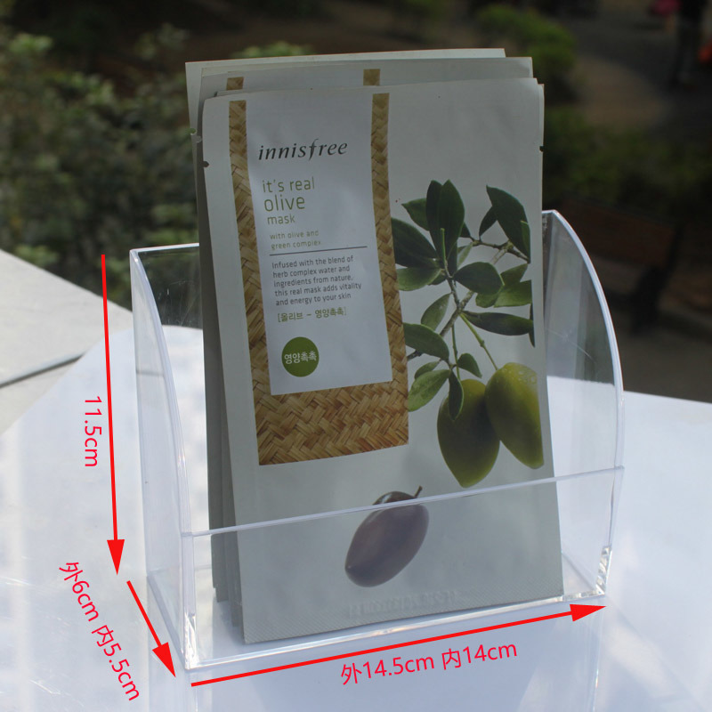 Transparent Acrylic Facial Mask Display Stand