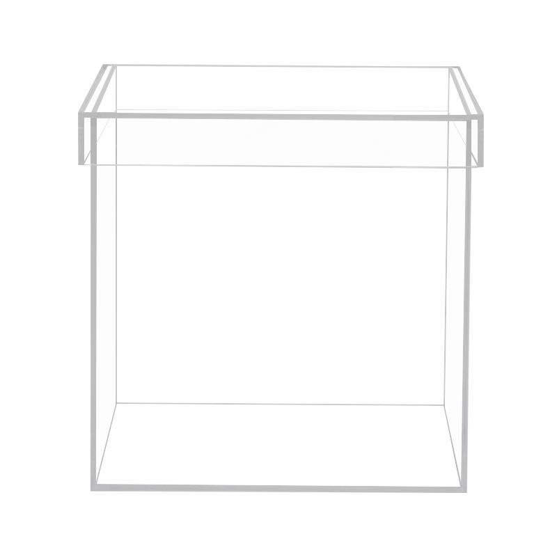 Custom Size Perspex Display Case Clear Cube Acrylic Box with Box Lid