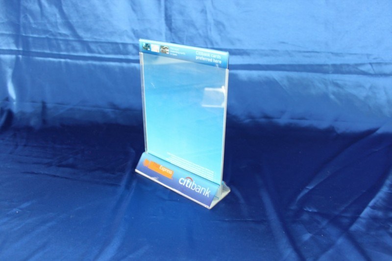 Customize Clear Acrylic Display Leaflet Menu Holder