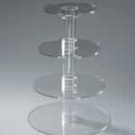 Clear cake holder