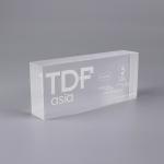 Personalized 3D Clear Acrylic Blocks China Manufacturer