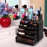 Tawny Makeup &amp; Jewelry Organizer with 8 Drawers