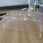 Acrylic wine display stand | wine glass stand display