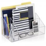 Custom Wholesale Clear Acrylic Office Desk Organizer