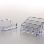 Single Slot Acrylic Plastic Business Card Holder