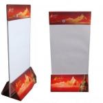 Restaurant acrylic table tents