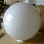 Milk white ball acrylic lampshade factory display