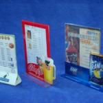 Acrylic table tent,menu holder,plastic menu holder