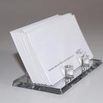 Clear acrylic business card holder